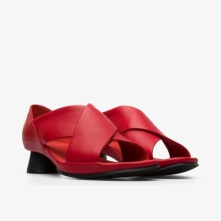 Camper Alright Heeled Sandals Red - Womens Singapore VCQPUN-151